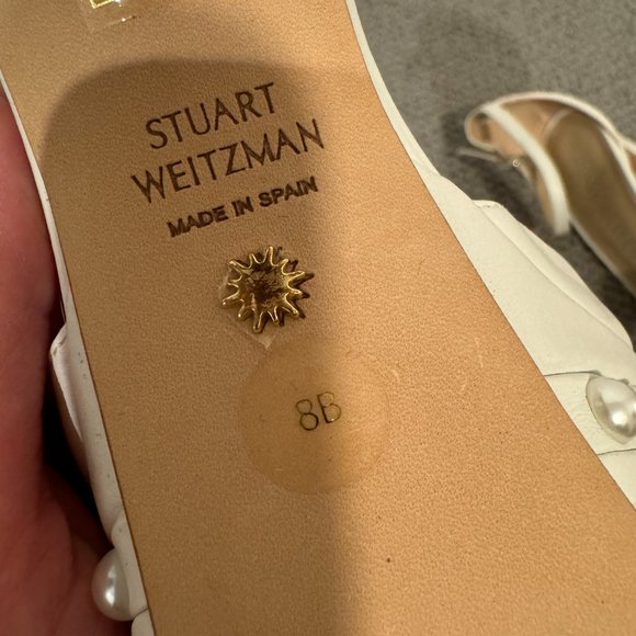 Stuart Weitzman White Platform Heels - Picture 7 of 10